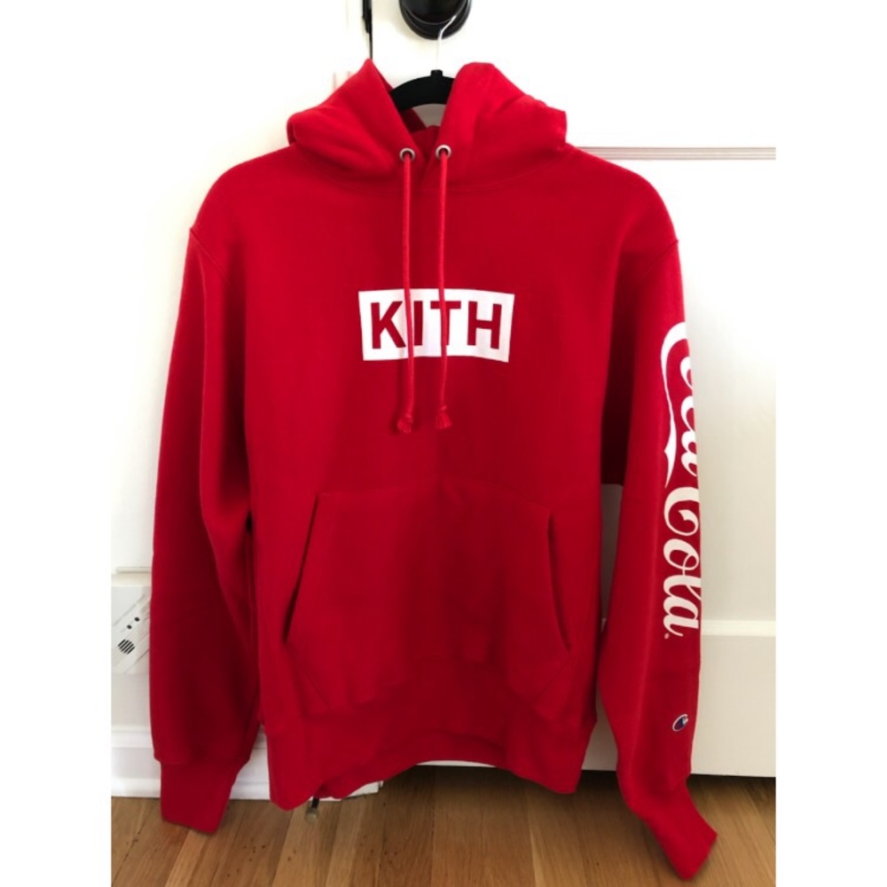 Kith x Coca Cola red hoodie size s